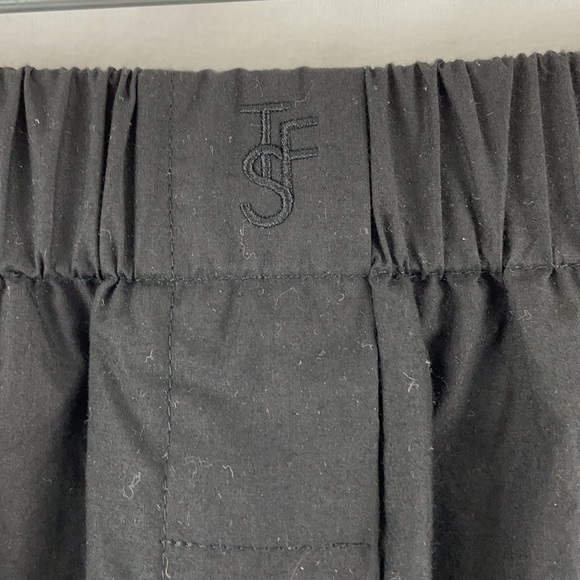 The Frankie Shop Lui Black Cotton Lightweight Shorts - Picture 3 of 9